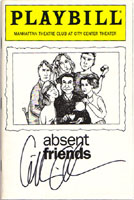 Absent Friends Playbill