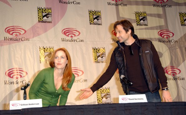 Gillian Anderson and David Duchovny